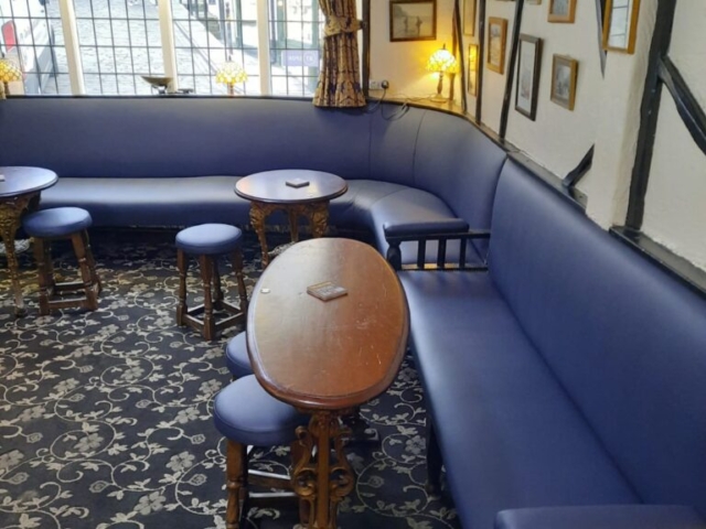 bright image of new pub seating in the board inn-min